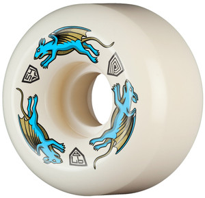 Powell Dragon Formula Blue Nano Rats Av6 54mm X 34mm 97a (set Of 4) - Skateboard Wheels