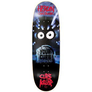 Heroin Curb Killer 8 Shaped Deck 10.0 - Skateboard Deck