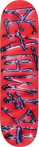 Deathwish Team Og Spray Chrome/red Deck 8.38 - Skateboard Deck