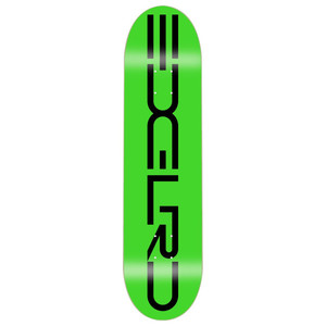 Edglrd Team Tech Script Green/black Deck 8.00 - Skateboard Deck
