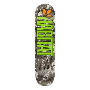 Habitat Team Oak Gamma Grey Deck 8.50 - Skateboard Deck