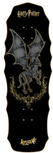 Welcome X Harry Potter Thestral On Widow Shaped Deck 10.00 X 31.00 - Skateboard Deck