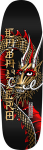 Powell Caballero Ban This Dragon Gold Foil Shaped Deck 9.265 X 32 - Skateboard Deck