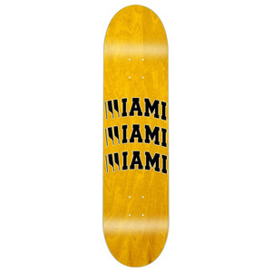 Edglrd Team Miami Yellow Deck 8.38 - Skateboard Deck
