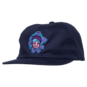 Krooked Sweatpants Redux Snapback Hat Navy - Skateboard Hats