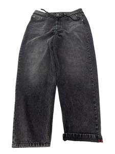 Deathwish Baggy Facchini Denim Jeans Black Wash 30 - Skateboard Pants