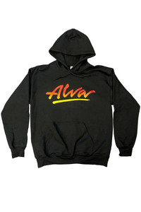 Alva Og Logo Flame Fade Black Hd/swt L - Skateboard Sweatshirt