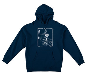 Anti-hero Ba By Lance Navy/white Hd/swt M - Skateboard Sweatshirt