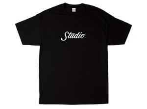Studio Big Script Black Ss Xl - Skateboard Tshirt