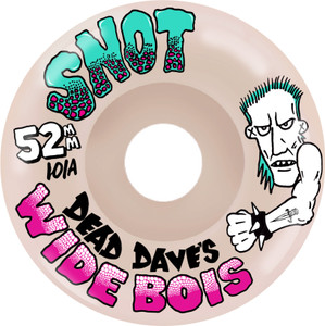 Snot Dead Dave's Wide Boys 52mm 101a (set Of 4) - Skateboard Wheels