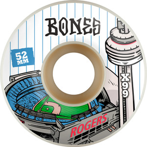 Bones X-formula Tj Rogers Centre V1 Standard 52mm 99a (set Of 4) - Skateboard Wheels