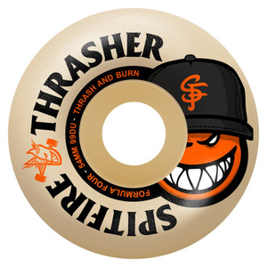 Spitfire Formula Four Thrasher The City Radial Full 54mm 99d (set Of 4) - Skateboard Wheels