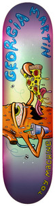 Toy Machine Georgia Martin Pizza Deck 8.0 - Skateboard Deck