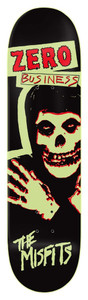 Zero Misfits Zero Business Glow Deck 8.50 - Skateboard Deck