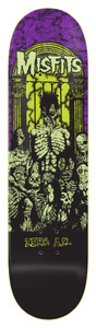 Zero Misfits Zero A.d. Glow Deck 8.50 - Skateboard Deck