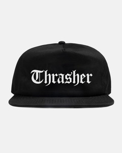 Thrasher X Spitfire The End Oath Snapback Black - Skateboard Hat
