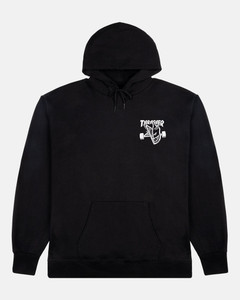 Thrasher X Spitfire Classic Swirl Black Hd/swt M - Skateboard Sweatshirt