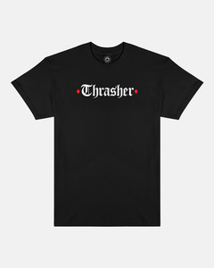 Thrasher X Spitfire The End Oath Ss Black L - Skateboard Tshirt