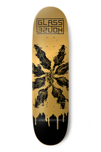 Glass House Team House Rats Gold/black Deck 8.5 - Skateboard Deck