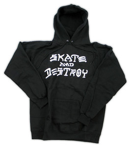 Thrasher Skate And Destroy Black Hd/swt Xl - Skateboard Sweatshirt