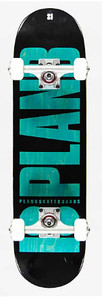 Plan B Team Classic Stain Mini Complete 7.25 X 28.1 - Complete Skateboard