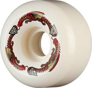Powell Dragon Formula Red V6 56mm X 36mm 93a (set Of 4) - Skateboard Wheels