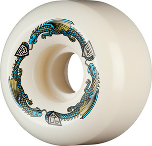 Powell Dragon Formula Blue V6 56mm X 36mm 97a (set Of 4) - Skateboard Wheels