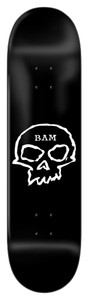 Zero Bam Single Skull Deck 8.50 (limit 3) - Skateboard Deck