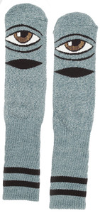 Toy Machine Heather Sect Eye Socks Blue - Skateboard Socks