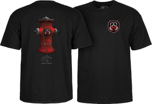 Powell Peralta - Anderson Hydrant Ss M-black - Skateboard Tshirt