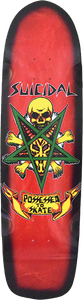 Suicidal Skates - Pts Pool Dk-8.75x32.5 Red/blk Fade - Skateboard Deck