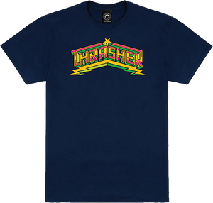 Thrasher - Luchadora Ss L-navy - Skateboard Tshirt