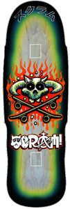Scram Bomb Shaped Deck 10.50 X 32.00 - Skateboard Deck