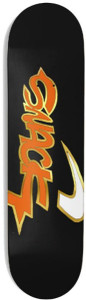Snack Team Taiko Stroke Black Deck 8.50 - Skateboard Deck