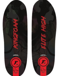 Footprint Kingfoam Elite Quantum Heel Action Sports Gel Impact Sports Red High 5mm Toe/10mm Heel Insoles Small (3-8)