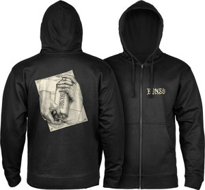 Bones Spraying Hands Black Hz/swt L - Skateboard Sweatshirt