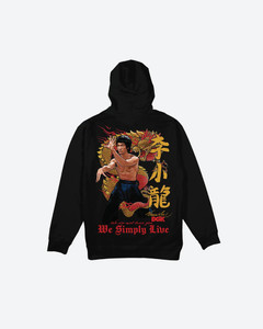Dgk X Bruce Lee Lil' Dragon Black Hd/swt M - Skateboard Sweatshirt