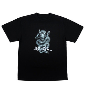 April Fantasy Black Ss L - Skateboard Tshirt
