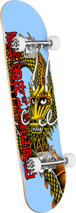 Powell Caballero Ban This Light Blue Complete 7.5 X 28.65 - Complete Skateboard