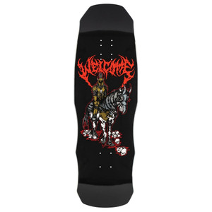 Welcome Rider On Dark Lord Shaped Deck 9.75 X 31.50 - Skateboard Deck