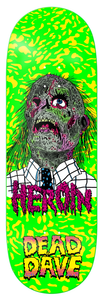 Heroin Dead Dave Dead Head Deck 10.125 - Skateboard Deck