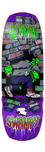 Heroin Swampy Stomp Shaped Deck 10.5 - Skateboard Deck
