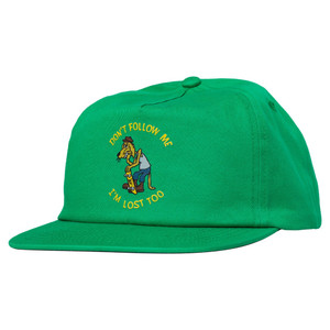 Anti-hero Jalopi I'm Lost Too Snapback Hat Green - Skateboard Hat