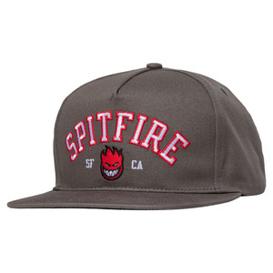Spitfire Team Bighead Snapback Charcoal - Skateboard Hat