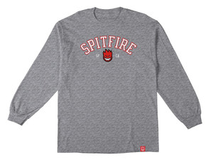 Spitfire Team Bighead Sport Grey Ls M - Skateboard Longsleeve Shirt