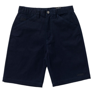 Krooked Eyes Twill Navy Shorts 34 - Skateboard Pants