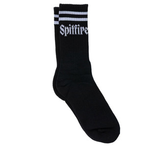 Spitfire Molotov Script Socks Black/white - Skateboard Socks
