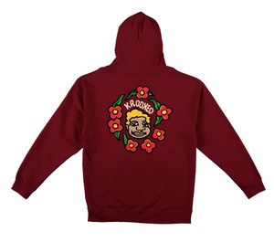 Krooked Mg Maroon Hd/swt Xl - Skateboard Sweatshirt