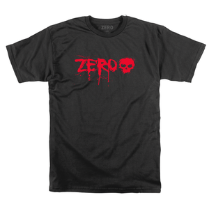 Zero Blood Black Ss Xl - Skateboard Tshirt
