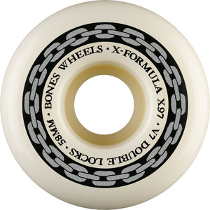 Bones X-formula Double Locks V7 58mm 97a (set Of 4) - Skateboard Wheels